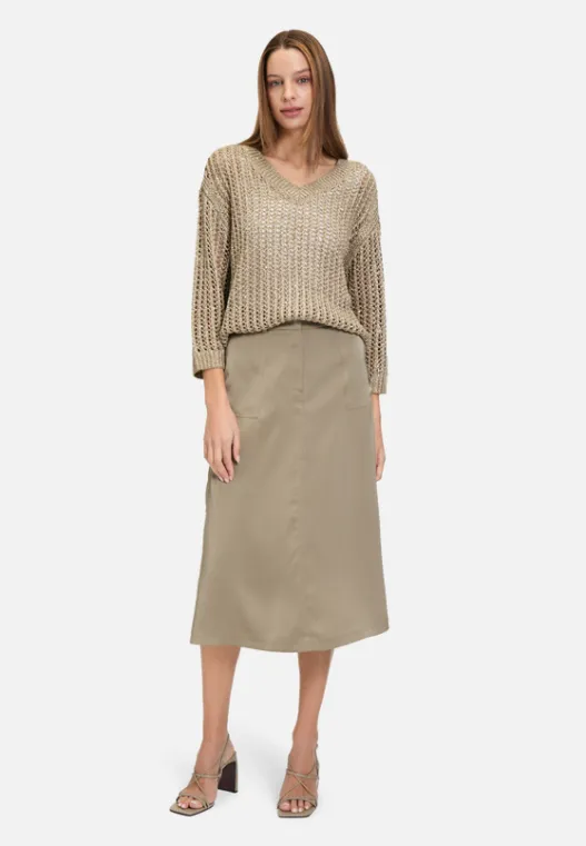 Betty Barclay Lochstrick-Pullover mit Pailletten