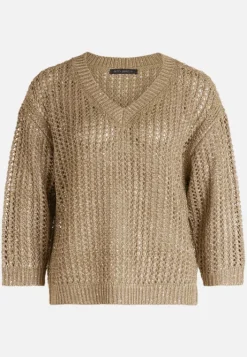 Betty Barclay Lochstrick-Pullover mit Pailletten