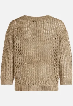 Betty Barclay Lochstrick-Pullover mit Pailletten