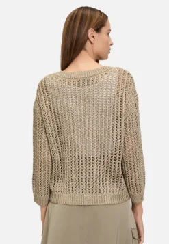 Betty Barclay Lochstrick-Pullover mit Pailletten