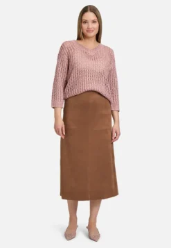 Betty Barclay Lochstrick-Pullover mit Pailletten