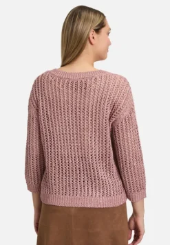 Betty Barclay Lochstrick-Pullover mit Pailletten