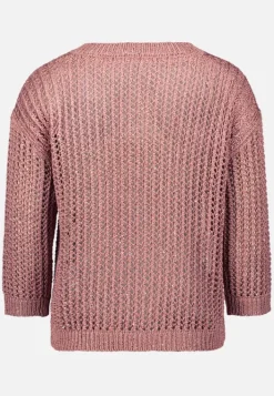 Betty Barclay Lochstrick-Pullover mit Pailletten