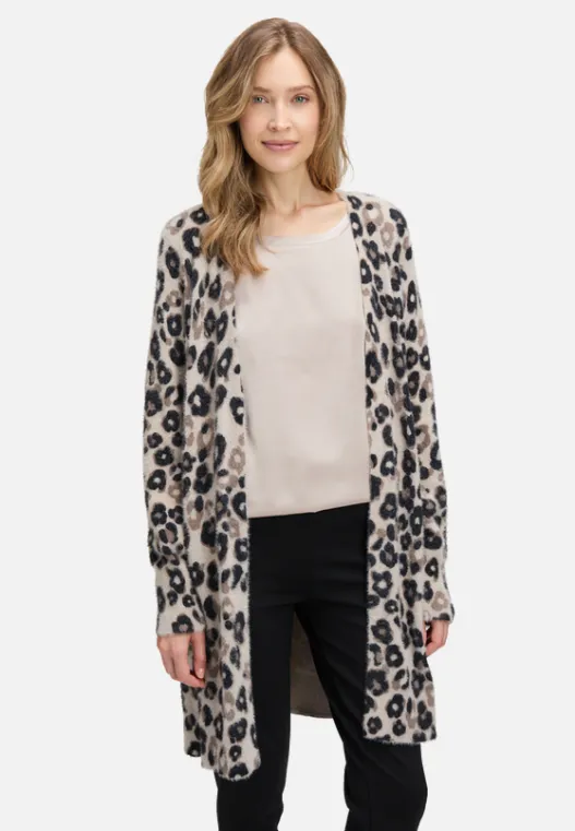 Betty Barclay Longstrickjacke mit Aufdruck