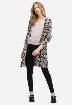 Betty Barclay Longstrickjacke mit Aufdruck