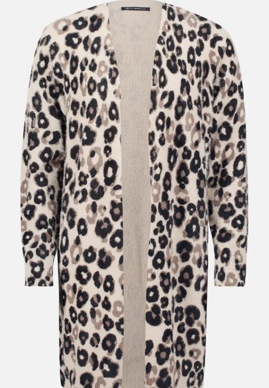 Betty Barclay Longstrickjacke mit Aufdruck