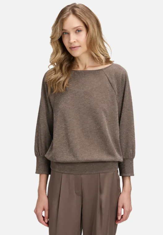 Betty Barclay Oversize-Shirt im Glitzer-Look