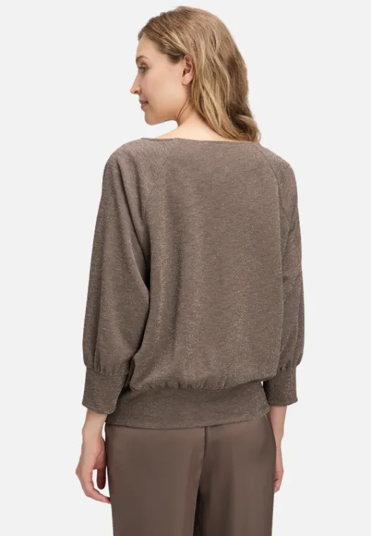 Betty Barclay Oversize-Shirt im Glitzer-Look