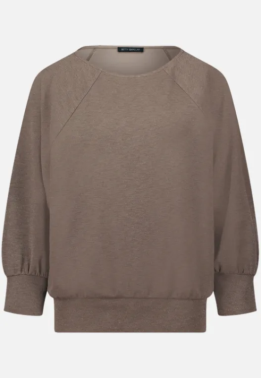 Betty Barclay Oversize-Shirt im Glitzer-Look