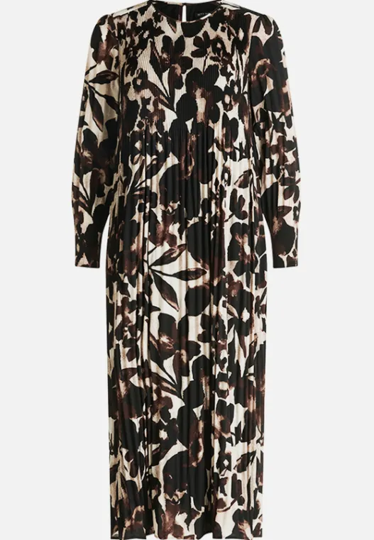 Betty Barclay Plisseekleid langarm