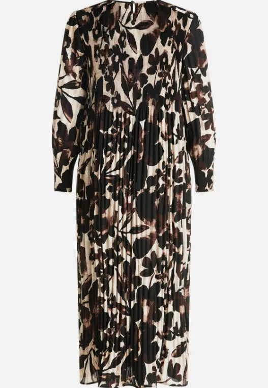 Betty Barclay Plisseekleid langarm