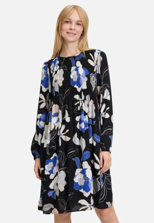 Betty Barclay Plisseekleid langarm