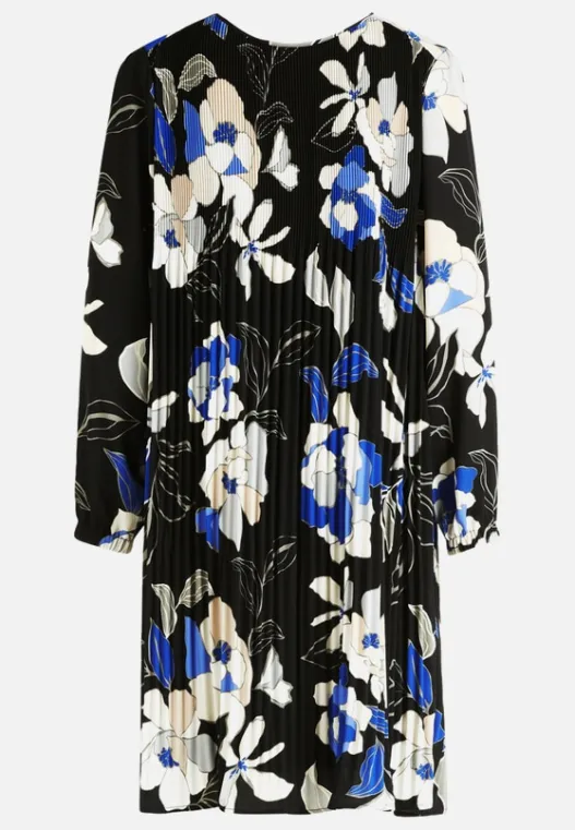 Betty Barclay Plisseekleid langarm