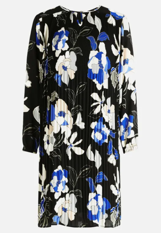 Betty Barclay Plisseekleid langarm