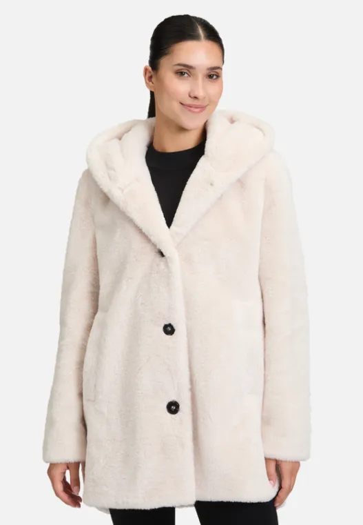 Betty Barclay Plüschjacke mit Kapuze