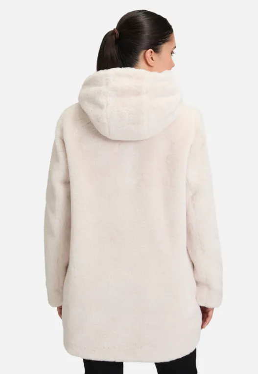 Betty Barclay Plüschjacke mit Kapuze