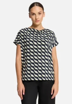 Betty Barclay Printshirt mit Wasserfallausschnitt