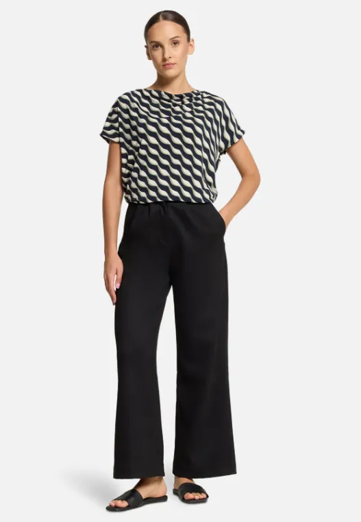 Betty Barclay Printshirt mit Wasserfallausschnitt