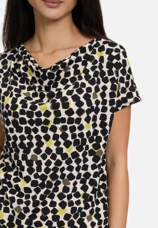 Betty Barclay Printshirt mit Wasserfallausschnitt