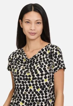 Betty Barclay Printshirt mit Wasserfallausschnitt