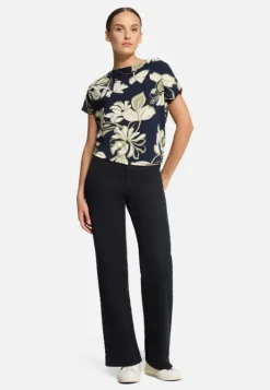 Betty Barclay Printshirt mit Wasserfallausschnitt