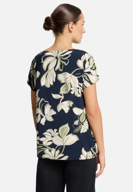 Betty Barclay Printshirt mit Wasserfallausschnitt