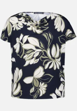 Betty Barclay Printshirt mit Wasserfallausschnitt