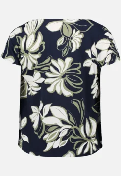 Betty Barclay Printshirt mit Wasserfallausschnitt