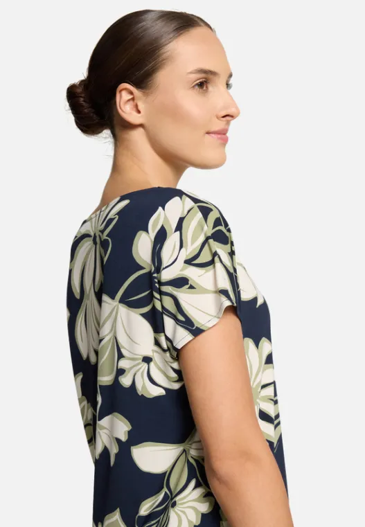 Betty Barclay Printshirt mit Wasserfallausschnitt