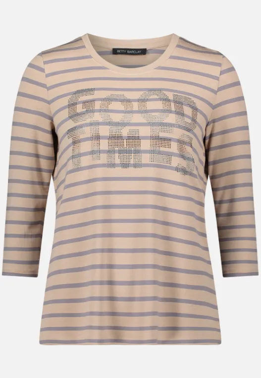 Betty Barclay Ringelshirt mit Schmucksteinen