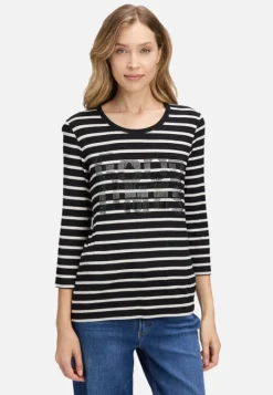Betty Barclay Ringelshirt mit Schmucksteinen