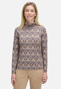 Betty Barclay Rollkragenshirt mit Stehkragen