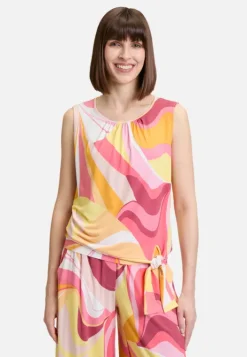Betty Barclay Rundhals-Shirt mit Raffung