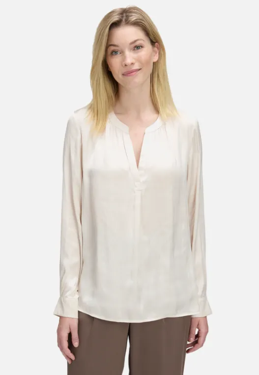 Betty Barclay Satin-Bluse langarm
