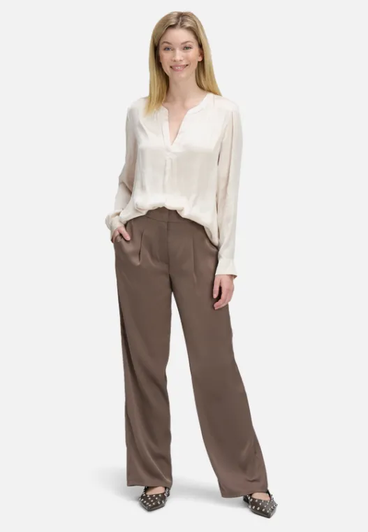 Betty Barclay Satin-Bluse langarm