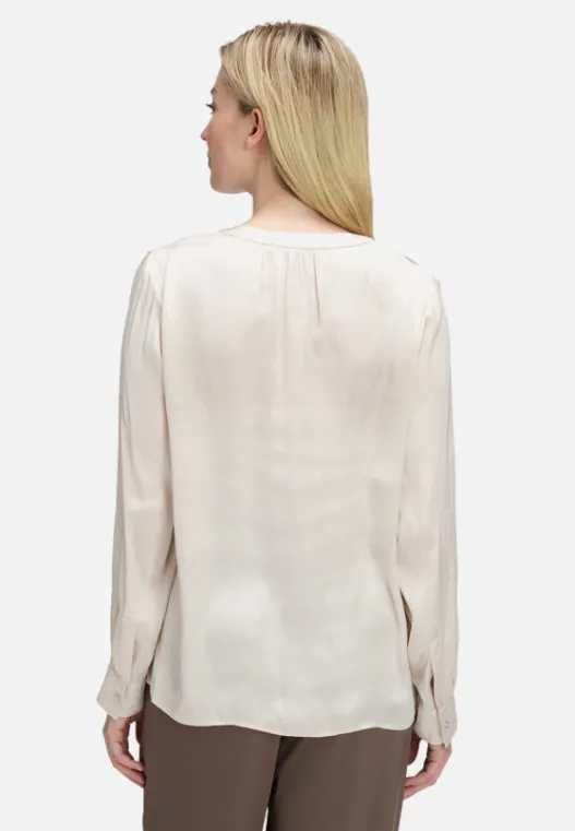 Betty Barclay Satin-Bluse langarm