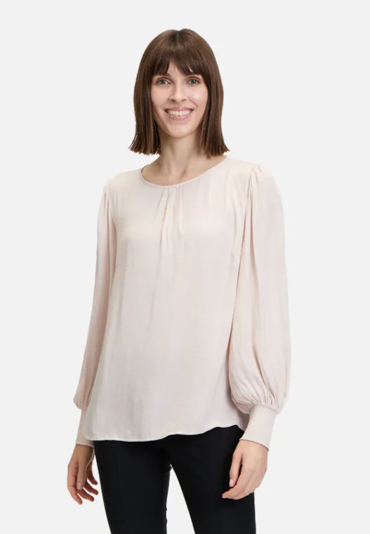Betty Barclay Satin-Bluse langarm