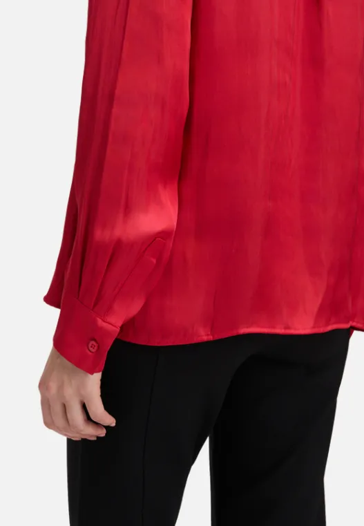 Betty Barclay Satin-Bluse langarm