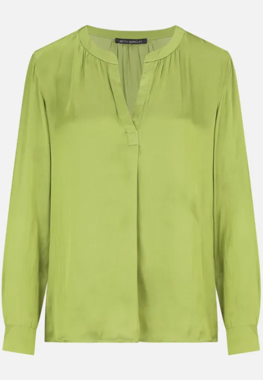 Betty Barclay Satin-Bluse langarm
