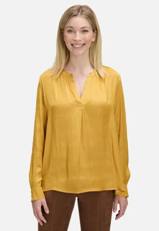 Betty Barclay Satin-Bluse langarm