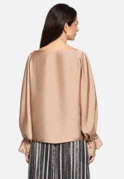 Betty Barclay Satin-Bluse mit U-Boot-Ausschnitt