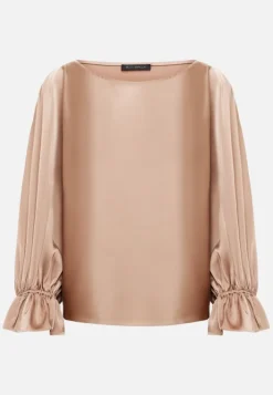 Betty Barclay Satin-Bluse mit U-Boot-Ausschnitt