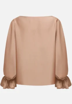 Betty Barclay Satin-Bluse mit U-Boot-Ausschnitt