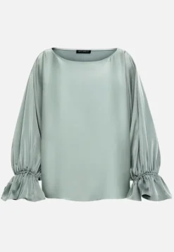Betty Barclay Satin-Bluse mit U-Boot-Ausschnitt