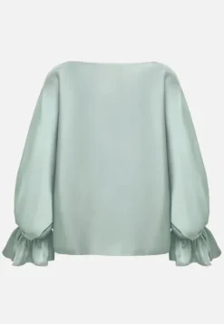 Betty Barclay Satin-Bluse mit U-Boot-Ausschnitt