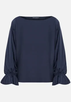 Betty Barclay Satin-Bluse mit U-Boot-Ausschnitt