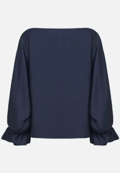 Betty Barclay Satin-Bluse mit U-Boot-Ausschnitt