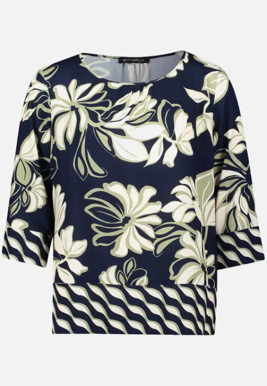 Betty Barclay Schlupfbluse mit Rundhalsausschnitt