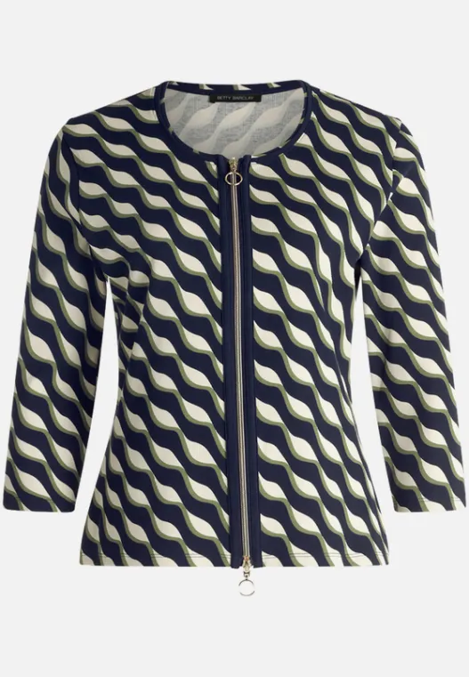 Betty Barclay Shirtjacke mit Rippenstruktur