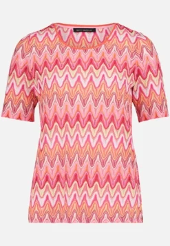 Betty Barclay Spitzenshirt mit Rippbündchen